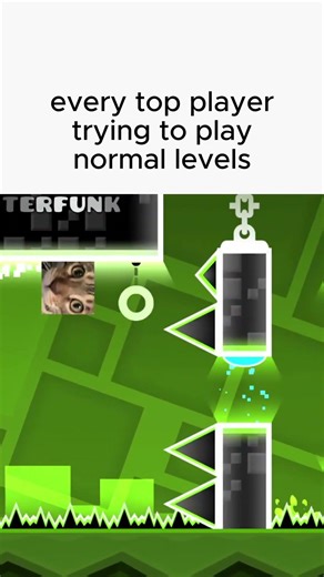 every top player trying to play levels #gd #geometrydash