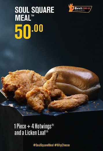Chicken Licken Soul Square Meal Offer