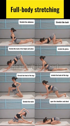 "💫 Stretching – the secret to sculpted muscles and pain relief! It not only makes your body more flexible but also defines your natural muscle lines beautifully. 💃 ✨ Try this today: Hold each stretch for 30–60 seconds Repeat for 1–5 sets Feel your body relax, loosen up, and get stronger! Simple, effective, and all it takes is for you to start! 🧘‍♀️ 👉 Comment “YES” if you’ll stretch right after watching this video! #Stretching #BodyFlexibility #HomeWorkout #Fitness #Health #Balance #HealingTa