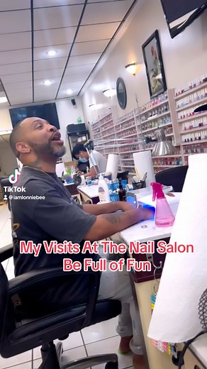 Lonnie Bee on Instagram: "My Visits At The Nail Salon Be Full of Fun and laughs •••••••••••••••••••••••• Follow Lonnie Bee on social media: Instagram: @IamLonnieBee Facebook: Lonnie Bee or Lonnie Zamunda Bee Twitter: @IamLonnieBee YouTube: Chat with Lonnie www.lonniebeeyourjudy.com #Spitlikeapastor #Spitlikeahardcorerapper #Goodmorningbitch #ItsabeautifuldayintheZamunda #Letnobitchupsetyou #Seriously #ALikeauntouchedharddick #Walktheyard #Moveyourmotherfuckinghips #lonniebee #thegayone"