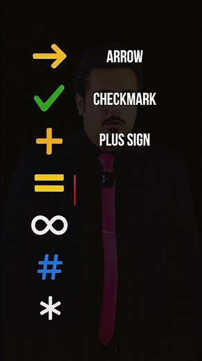 Learn English with These Common Symbols! ✅ #englishvocabulary