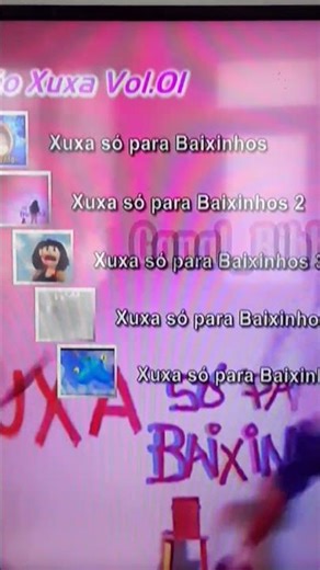 Menu DVD Xuxa Solamente para Baixinhos 5 em 1 (2012/2016)