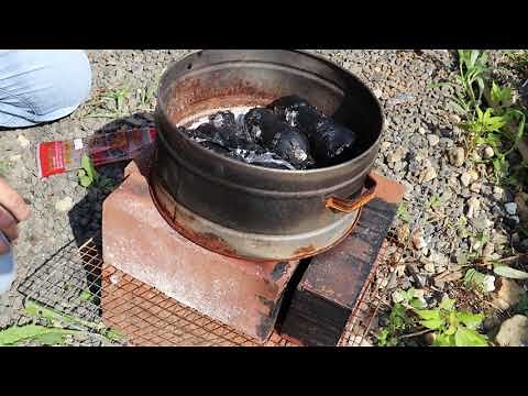簡単かまどの作り方