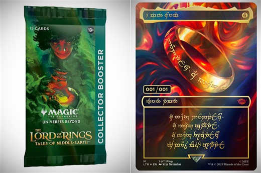Only a Single Serialized 'The One Ring' Magic The Gathering Card Exists and a $1-Million Bounty is Out for It