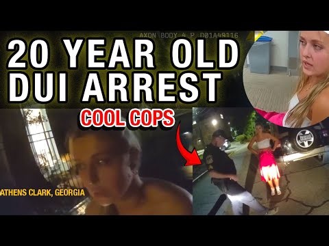 20 Year-Old College Girl gets DUI after having just "one" drink | DUI ARREST