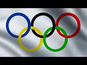 Olympic Sport Games Waving Flag Animation | 4k | Flags of the World