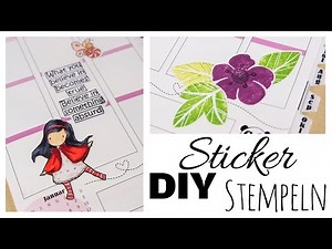 [DIY] Sticker selbermachen #1 | Stempeln