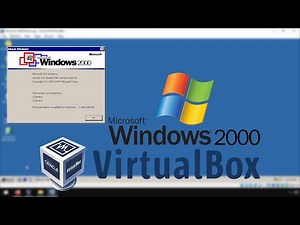 Running a Windows 2000 VM in Virtualbox