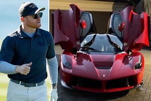 Canelo flaunts £2m LaFerrari - once dubbed 'most valuable supercar ever sold'