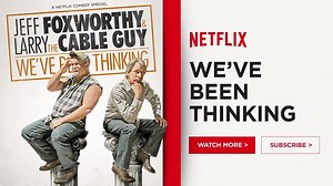 Hey y'all! Netflix will be airing a comedy special with me and Larry The Cable Guy on August 26. Check it out or "Git-r-done!" | Jeff Foxworthy