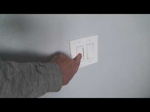 How to Install LED Light Fixture "PLUS" Wall Switch Dimmer Install/Preview
