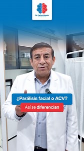 🧠 ¿Parálisis facial o ACV? Reconocer la diferencia puede salvar vidas. Aunque ambos pueden iniciar con la caída de un lado del rostro, el ACV suele acompañarse de otros signos como dificultad para hablar, pérdida de fuerza en brazo o pierna, o alteraciones visuales. La parálisis facial periférica, en cambio, afecta solo la movilidad del rostro, sin comprometer otras funciones neurológicas. ⏱️ Detectarlo a tiempo es clave. Ante cualquier duda, no esperes: acude inmediatamente a un centro de salu