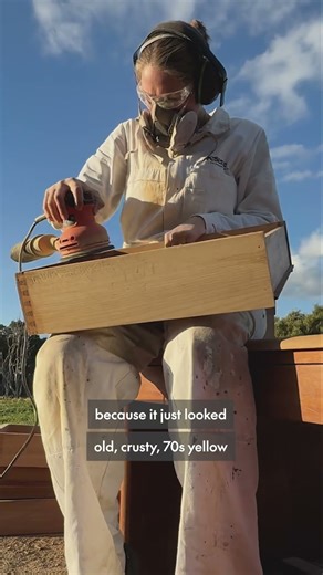 How to refurbish a wooden desk #shorts