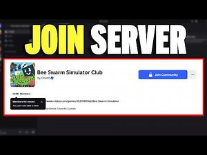 How to Join Bee Swarm Simulator Group in Roblox 2026