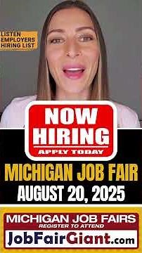 List Of Employers Hiring At The Michigan Job Fair August 20, 2025