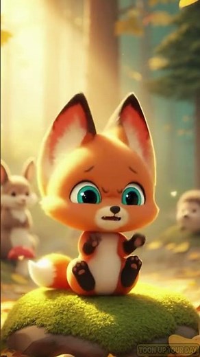Baby Fox Finds His Confidence | Inspiring 3D Animation | #funny #cute