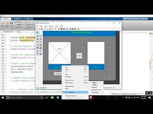 Creating interactive GUI for face recognision واجهة رسومية لتشغيل كود التعرف على الأشخاص