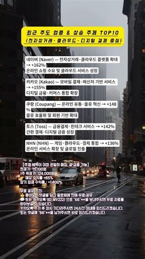 KakaoTalk(ID: MV222)🔥최근 최고 인기 메인 테마 TOP10! 전자상거래×클라우드 컴퓨팅×디지털 결제, 최대 130% 급등?#주식시장，#시장심리，#트레이딩마인드셋