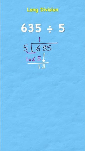 How to do LONG DIVISION!