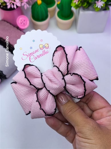 Laço Cris 🎀🎀🎀 #tutorial #acessoriodecabelo | hairtutorial