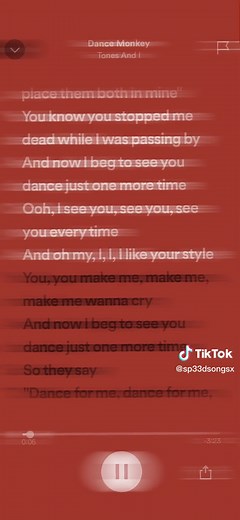 Dance Monkey Song - Sped Up Version with Lyrics