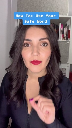 Don't be afraid to use your safeword if you need it! #safeword #domsubrelationship #kinktok #k1nk #thekinkconsultant #kinkdatingcoach