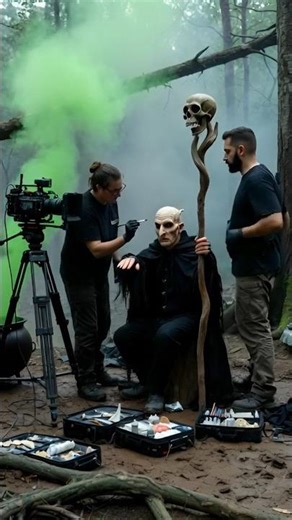 From Human to Witch – Dark Fantasy Creation. #horror #scary #shorts