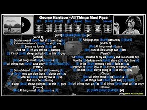 George Harrison - All Things Must Pass [Jam Track] [Guitar Chords & Lyrics]