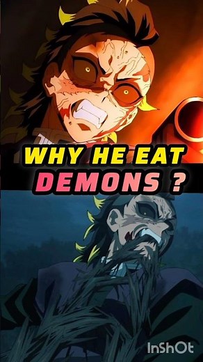 “Why Genya Eats Demons? Dark Secret Revealed! | Demon Slayer Explained”😮#demonslayer #anime