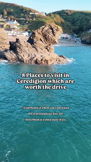 Add these "worth the drive" locations to your Ceredigion bucket list 🫶 🚗 and be curious about everywhere else in between ❤️ Remember; Ceredigion is open all year round, so why not check it out all seasons 😉 I always remind everyone to leave no trace of your journey ♻️💚 Please reshare & tag if you know anyone who deserves a coastal trip to beautiful west wales ❤️ 🏴󠁧󠁢󠁷󠁬󠁳󠁿 #llangrannog #aberystwyth #newquay #borth #aberaeron #tresaith #tregaron #cardigan #walestravel #wales #visitwales #