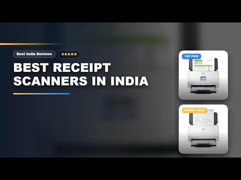 Best Receipt Scanners in India | Receipt scanners