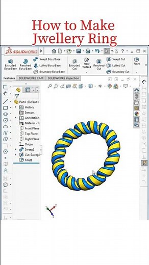 How to Make a Jewelry Ring in SolidWorks