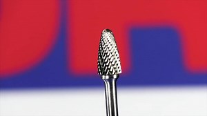 Drill America 3/16 in. x 5/8 in. Cylindrical Solid Carbide Burr Rotary File Bit with 1/4 in. Shank DULSA14