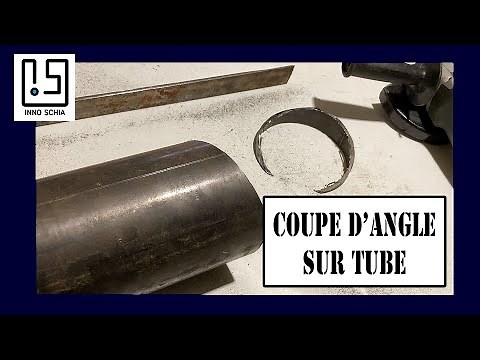 How to cut a large-diameter pipe at an angle? Pipe cut by a plane. Pipe development