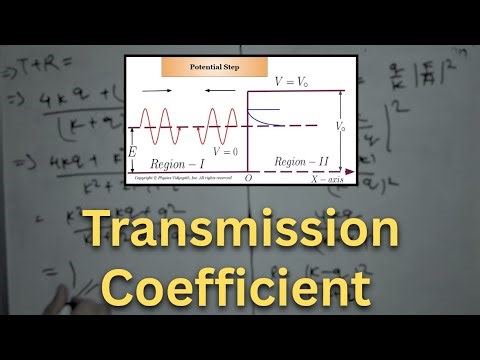 Transmission Coefficient | Explanation & Derivation | Quantum Mechanics