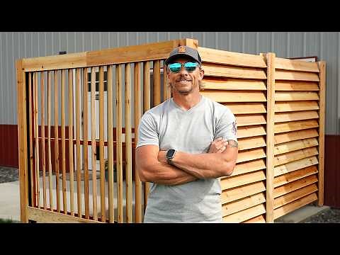 This Fence Design Is Anything But Boring (Easy Louvered Fence)