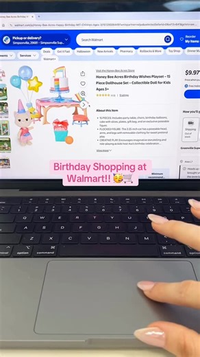 Name a better birthday gift than the brand new Honey Bee Acres Happy Birthday Set… we’ll wait 😉🍰 #miniature #playset #birthday #giftforkids #walmartfinds | Honey Bee Acres Toys