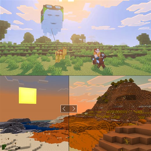 Minecraft Vibrant Visuals Update Released, Here's a First Look