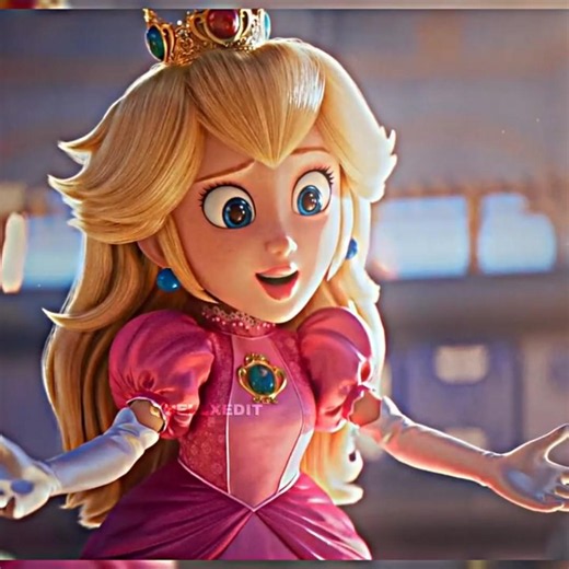 "The Super Mario Galaxy | Mario & Peach ❤️ | Headlights (feat. KIDDO) [Slowed Version] #shorts #edit