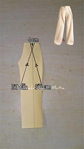 Pleated trousers pattern #sewing #shortvideo #sewingtutorial #trouser #sewingtips