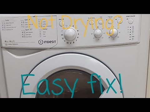 Indesit Washer Dryer Repair. Not Drying, Easy Fix!