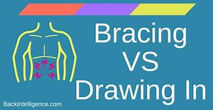 Compare Abdominal Bracing VS Drawing In - For Core Exercises