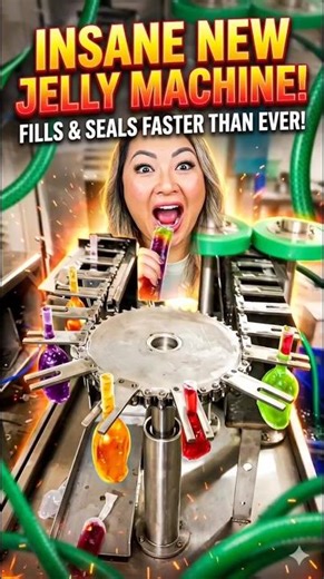 Automatic jelly tube filling and sealing machine, #shortsfeed , #shorts, #jellymachine#viralvideo