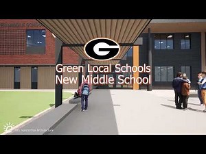 Green Local Schools Middle School Interior Walkthrough