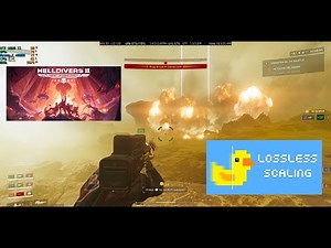 Helldivers 2 | 58-60 FPS on potato PC | Lossless Scaling