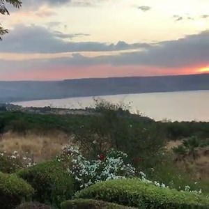 A beautiful morning sunrise over the Sea of Galilee as seen from the Mount of Beatitudes - the perfect time and place for prayer and meditation. (via Gonz Vilchiz - instagram.com/gonzomun) | Holy Land Pilgrimage