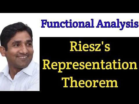 Riesz's Representation Theorem || Proof