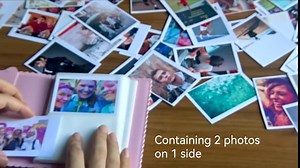 KPOP Photocard Binder - Pack of 3, 144 Pocket, Gifts for Teen Girls, 3 Inch Mini Photo Album, Love Heart Hollow, Cute Bunny, Photocard Holder, KPOP Album, Collect Book KPOP