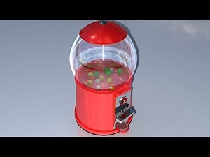 Maya tutorial : How to model a Gumball Machine in Autodesk Maya