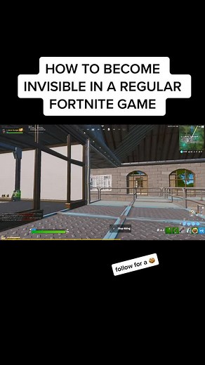new glitch to become invisible #fyp #fortnite #foryou #game #tiktokgaming #fortnitechallenge